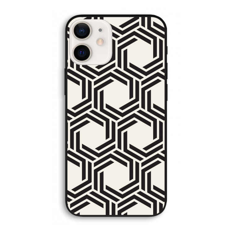 Geometrisch patroon: iPhone 12 Pro Biologisch afbreekbaar hoesje
