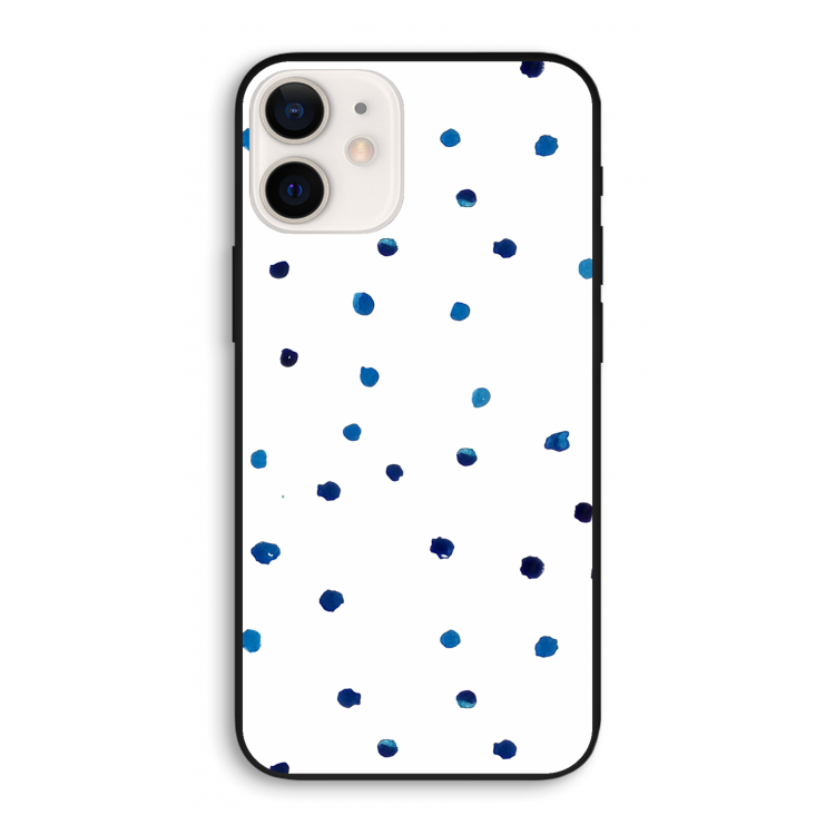 Blauwe stippen: iPhone 12 Pro Biologisch afbreekbaar hoesje