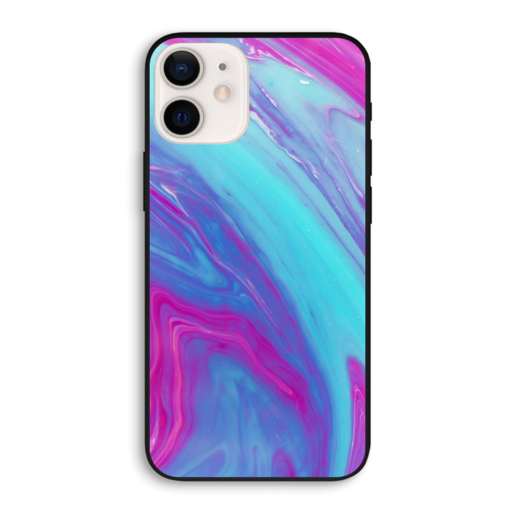 Zweverige regenboog: iPhone 12 Pro Biologisch afbreekbaar hoesje