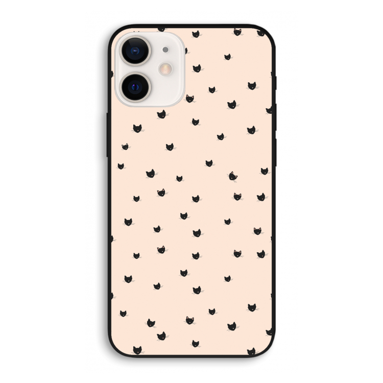 Kleine kattenkopjes: iPhone 12 Pro Biologisch afbreekbaar hoesje