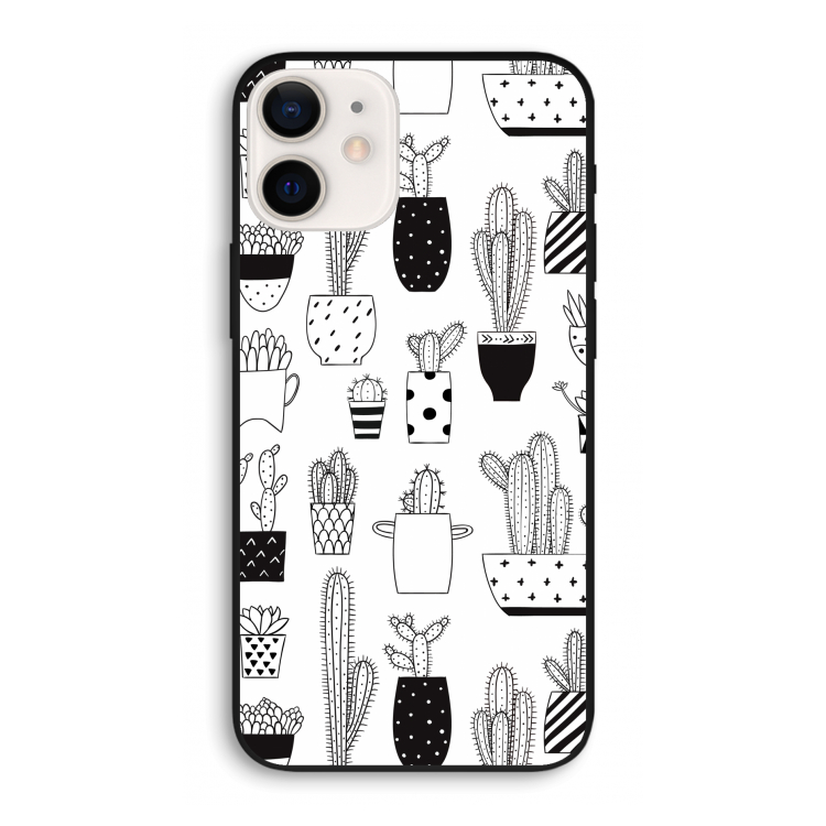 Cactusmotief: iPhone 12 Pro Biologisch afbreekbaar hoesje