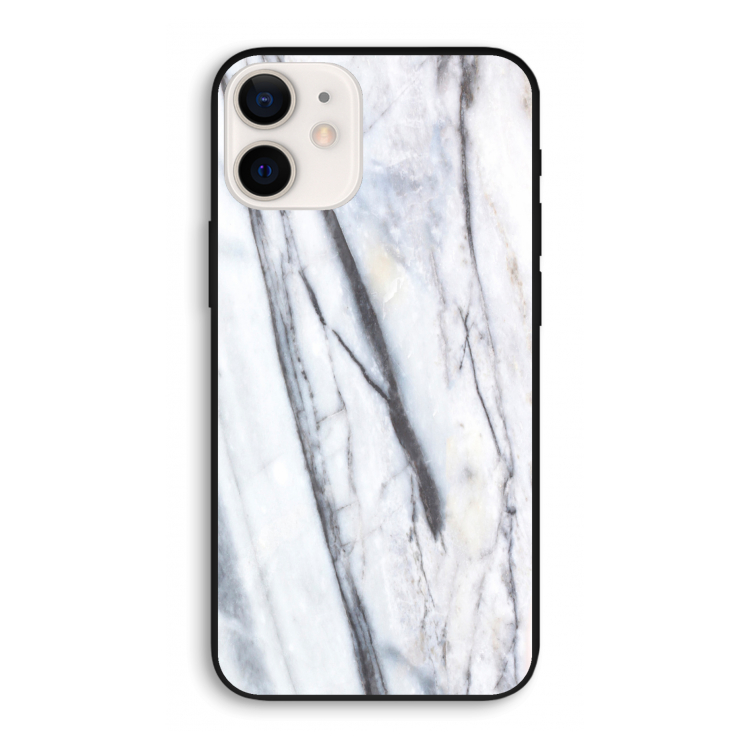 Gestreepte marmer: iPhone 12 Pro Biologisch afbreekbaar hoesje
