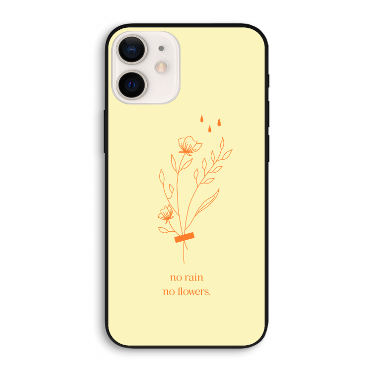 No rain no flowers: iPhone 12 Pro Biologisch afbreekbaar hoesje
