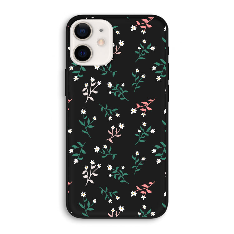 Small white flowers: iPhone 12 Pro Biologisch afbreekbaar hoesje