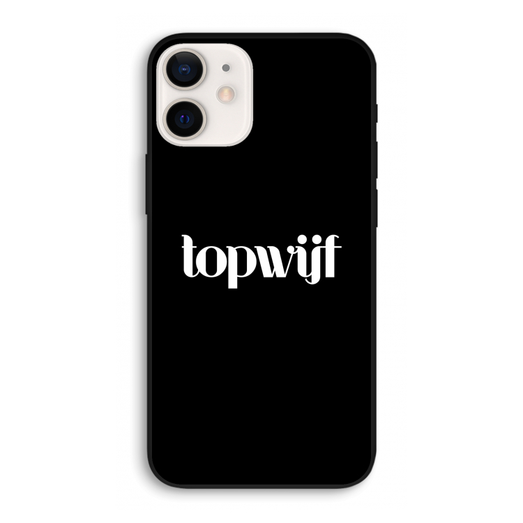 Topwijf Zwart: iPhone 12 Pro Biologisch afbreekbaar hoesje