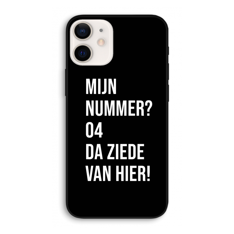 Da ziede van hier - Zwart: iPhone 12 Pro Biologisch afbreekbaar hoesje