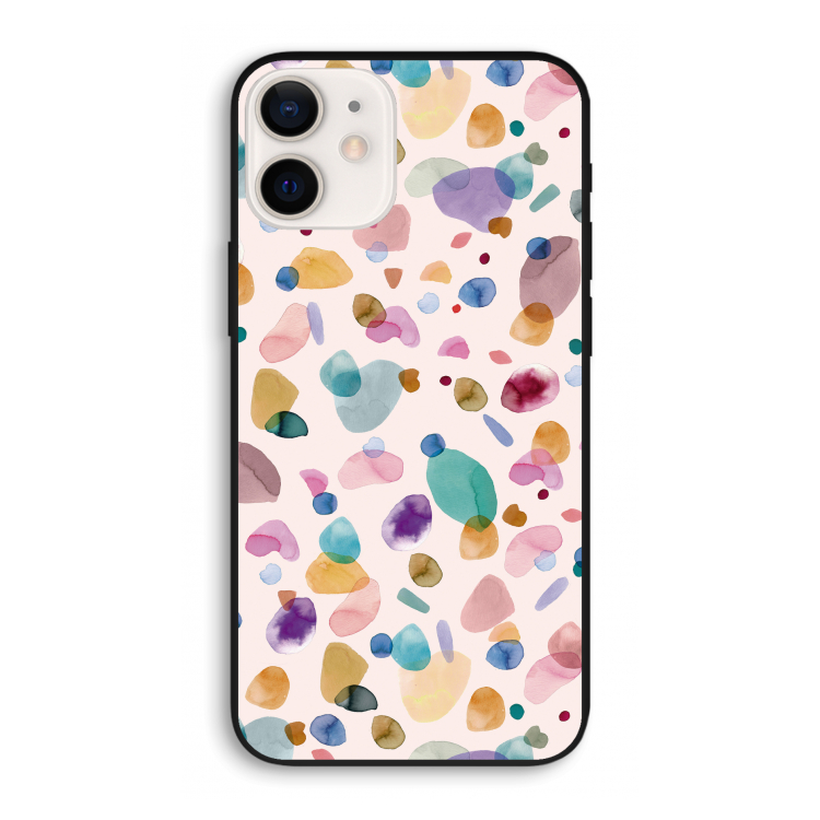 Terrazzo Memphis Pink: iPhone 12 Pro Biologisch afbreekbaar hoesje