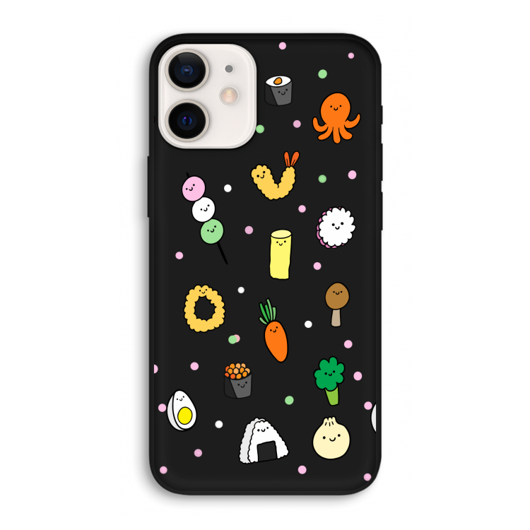 Happy bento friends: iPhone 12 Pro Biologisch afbreekbaar hoesje