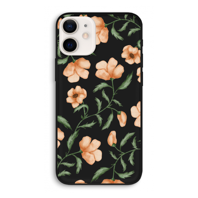 Peachy flowers: iPhone 12 Pro Biologisch afbreekbaar hoesje