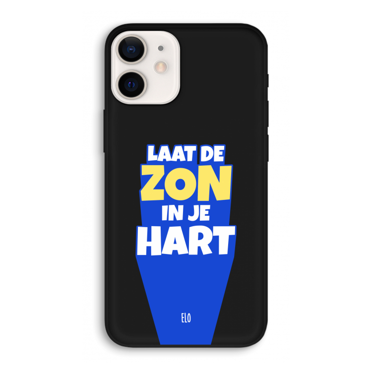 Laat de zon in je hart: iPhone 12 Pro Biologisch afbreekbaar hoesje