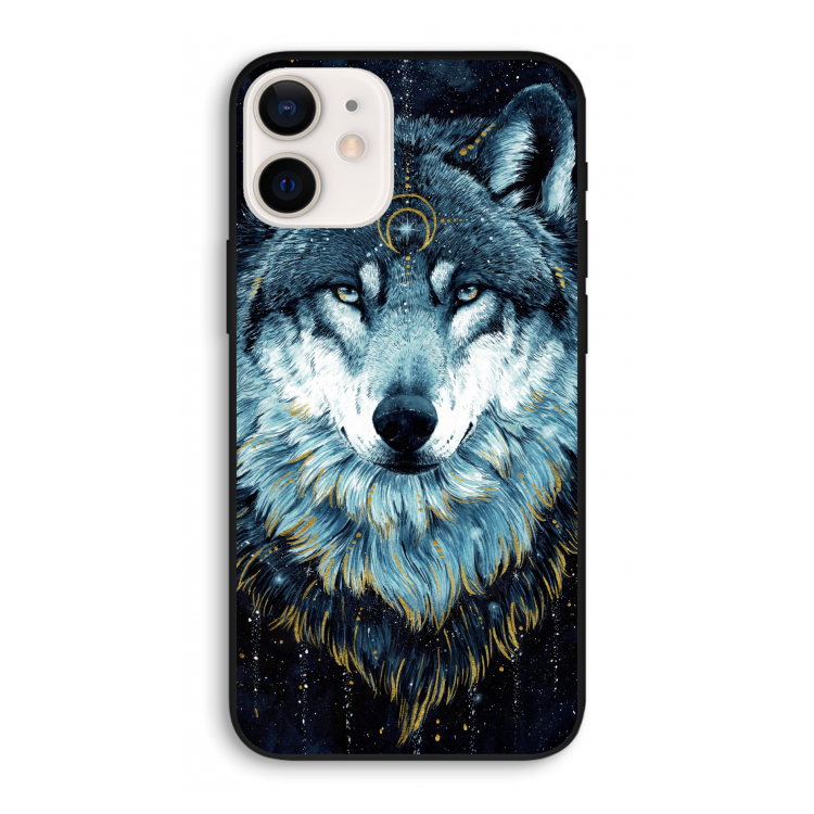Darkness Wolf: iPhone 12 Pro Biologisch afbreekbaar hoesje