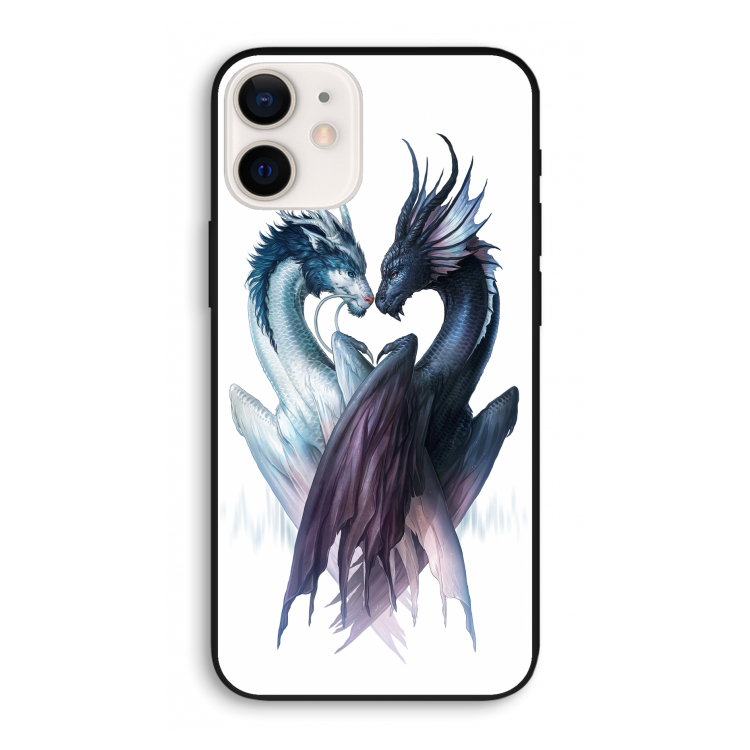 Yin Yang Dragons: iPhone 12 Pro Biologisch afbreekbaar hoesje