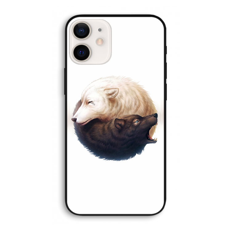 Yin Yang Wolves: iPhone 12 Pro Biologisch afbreekbaar hoesje