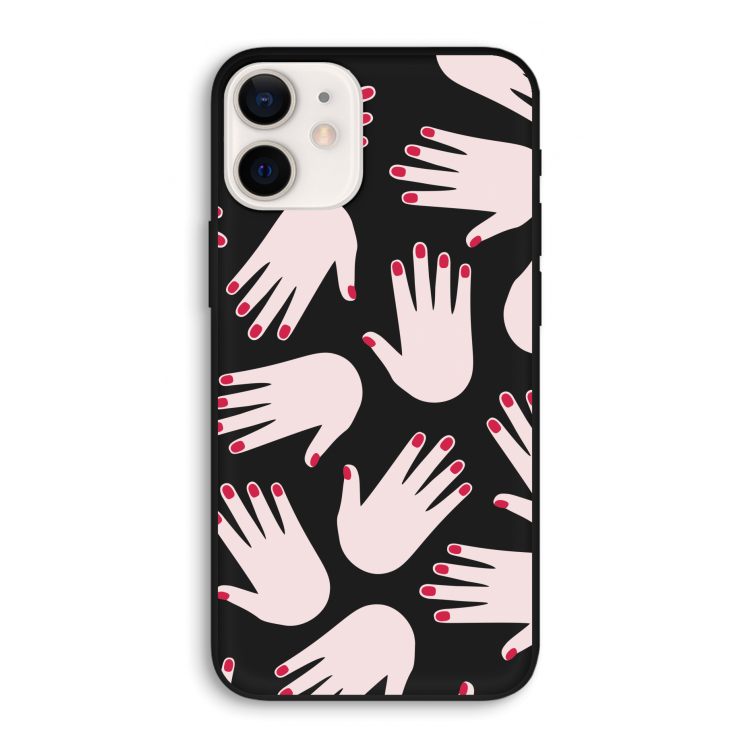 Hands pink: iPhone 12 Pro Biologisch afbreekbaar hoesje