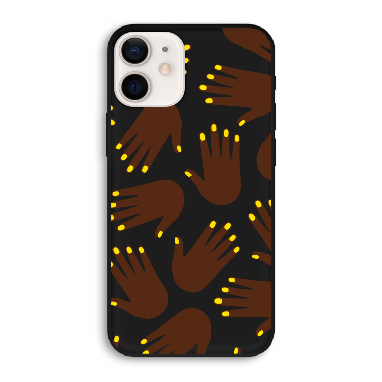 Hands dark: iPhone 12 Pro Biologisch afbreekbaar hoesje