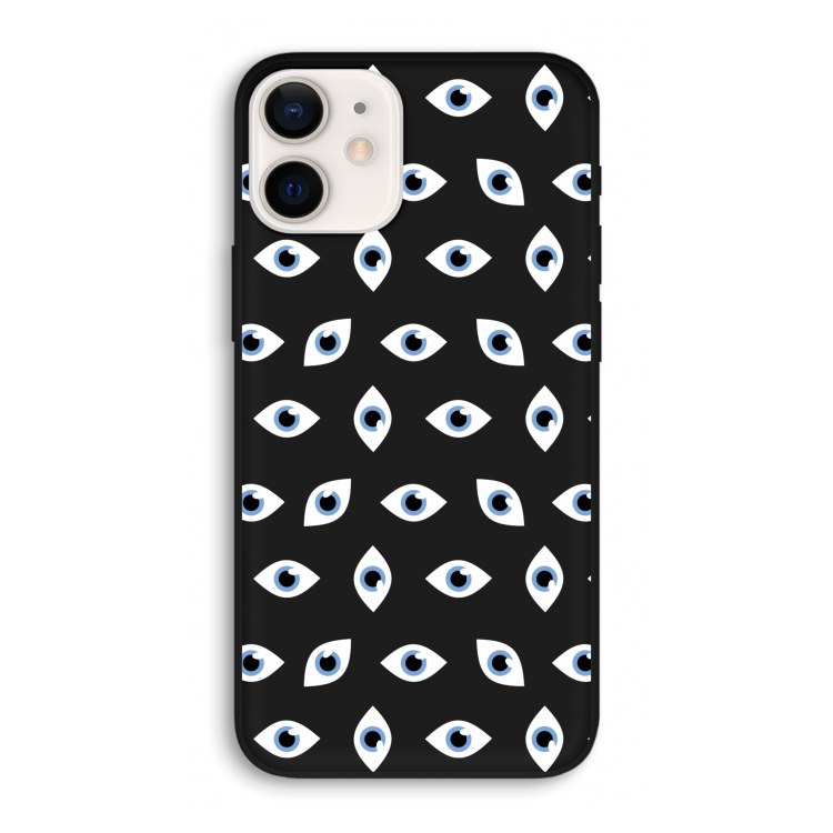 Eyes pattern: iPhone 12 Pro Biologisch afbreekbaar hoesje