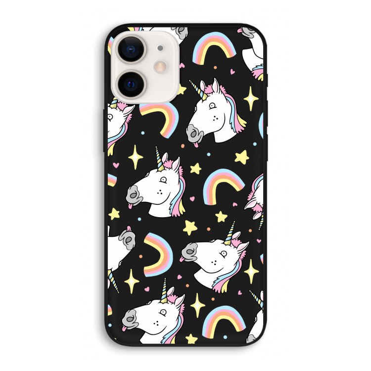 Rainbow Unicorn: iPhone 12 Pro Biologisch afbreekbaar hoesje