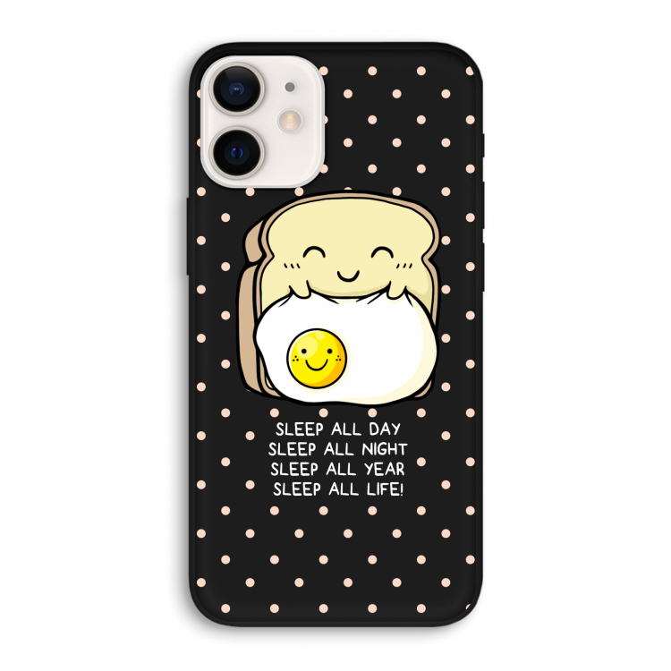 Sleep All Day: iPhone 12 Pro Biologisch afbreekbaar hoesje