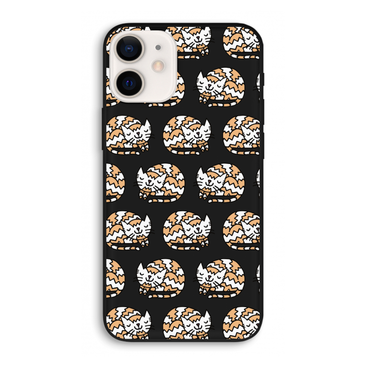 Slapende poes: iPhone 12 Pro Biologisch afbreekbaar hoesje