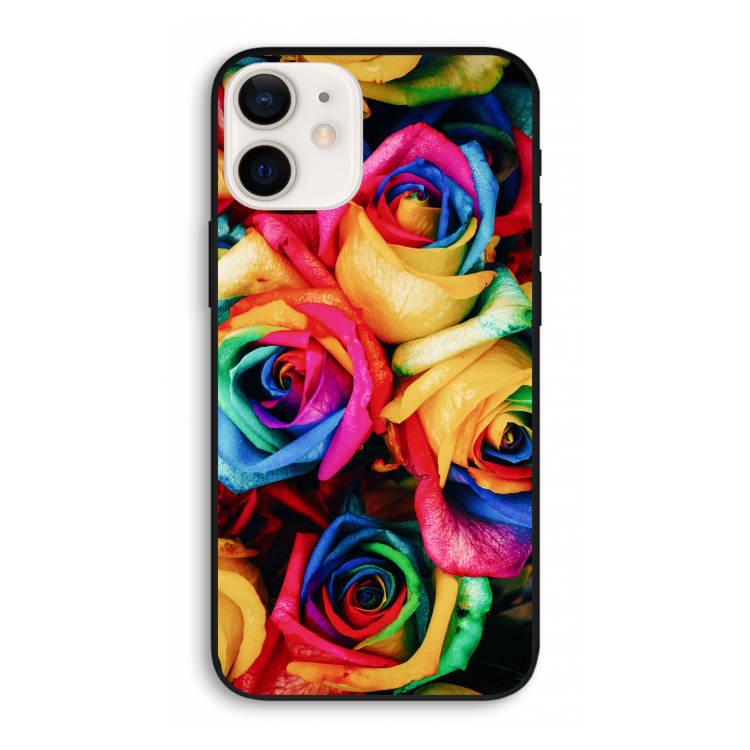 Neon bloemen: iPhone 12 Pro Biologisch afbreekbaar hoesje
