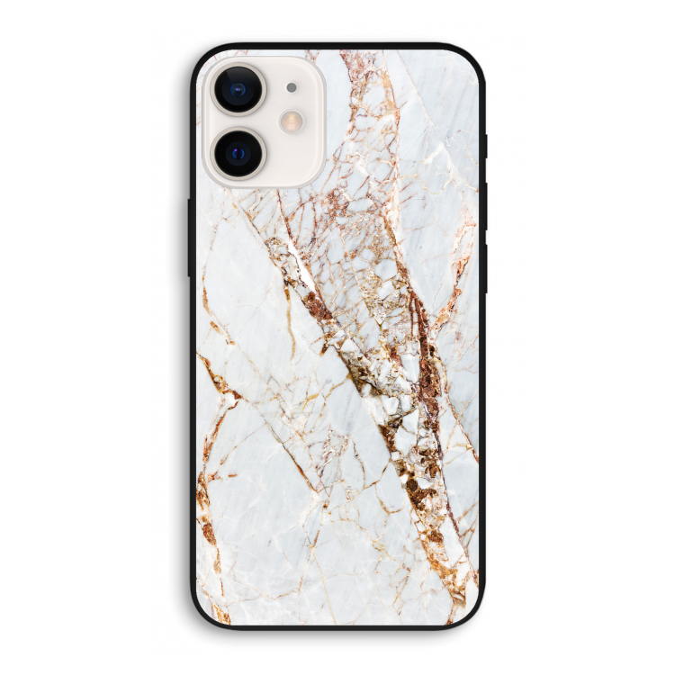 Goud marmer: iPhone 12 Pro Biologisch afbreekbaar hoesje