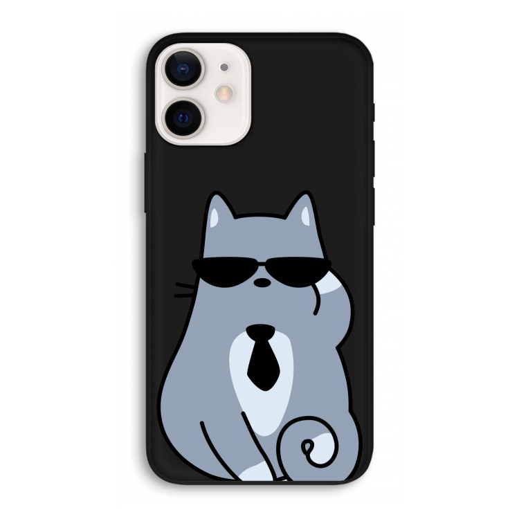 Cool cat: iPhone 12 Pro Biologisch afbreekbaar hoesje