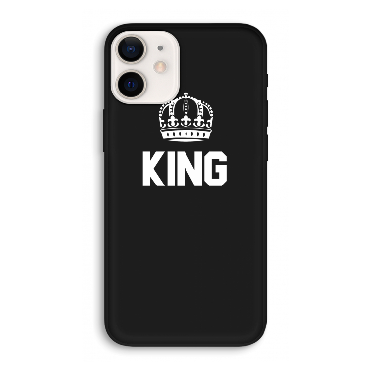 King zwart: iPhone 12 Pro Biologisch afbreekbaar hoesje