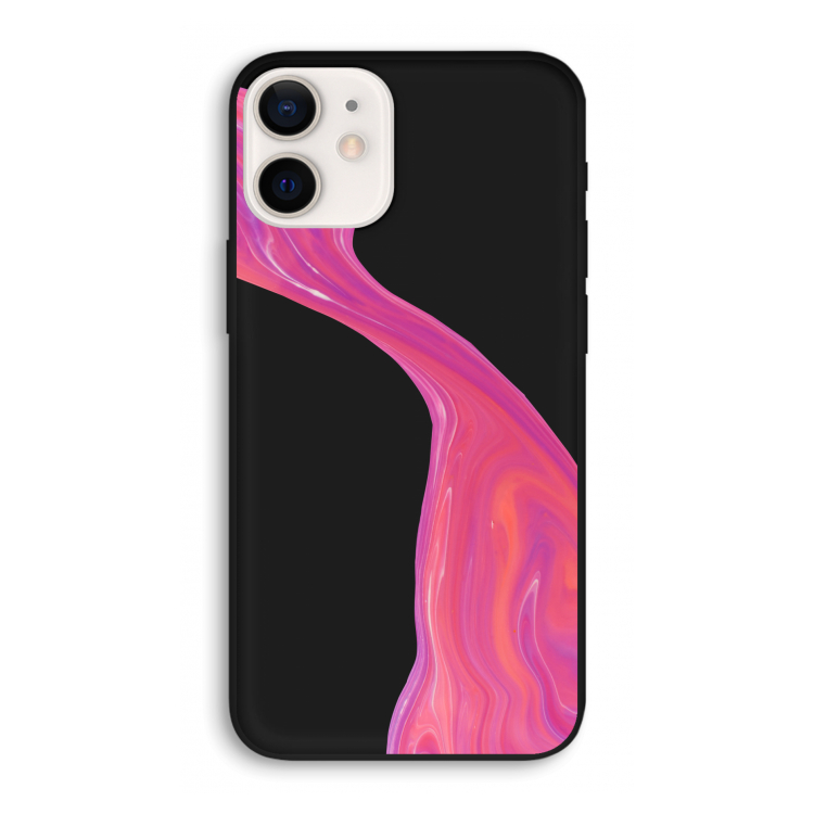 Paarse stroom: iPhone 12 Pro Biologisch afbreekbaar hoesje
