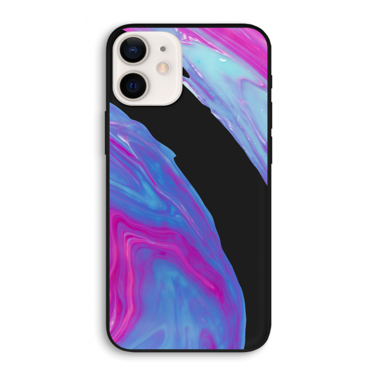 Zweverige regenboog: iPhone 12 Pro Biologisch afbreekbaar hoesje