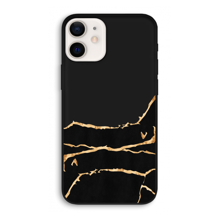 Gouden marmer: iPhone 12 Pro Biologisch afbreekbaar hoesje