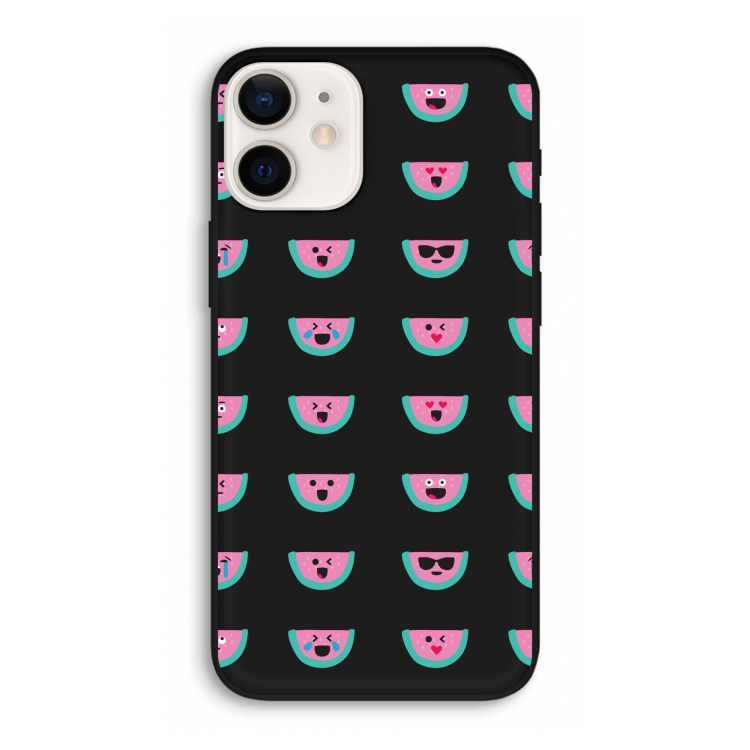 Smiley watermeloenprint: iPhone 12 Pro Biologisch afbreekbaar hoesje