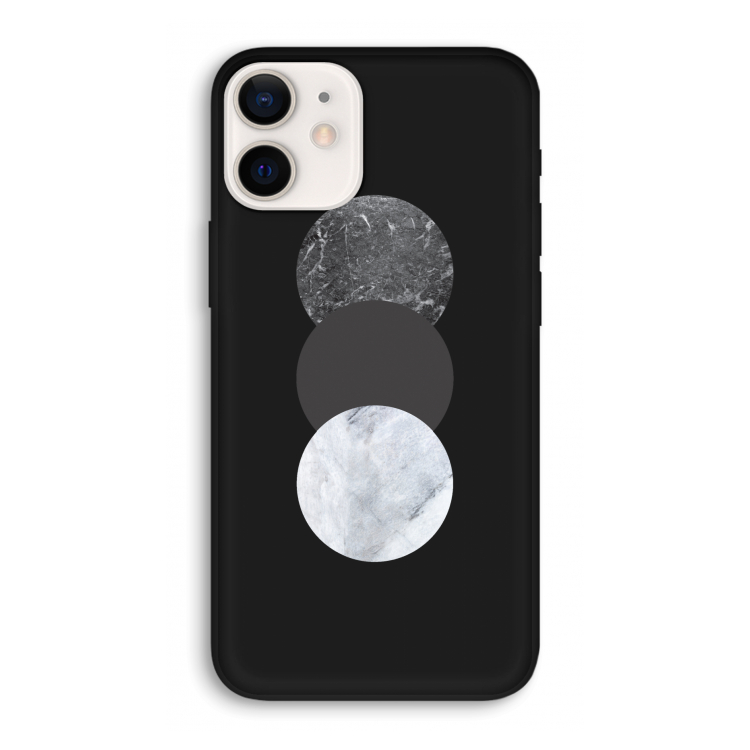 Marmeren cirkels: iPhone 12 Pro Biologisch afbreekbaar hoesje