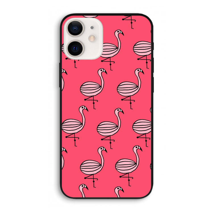 Flamingo: iPhone 12 Pro Biologisch afbreekbaar hoesje