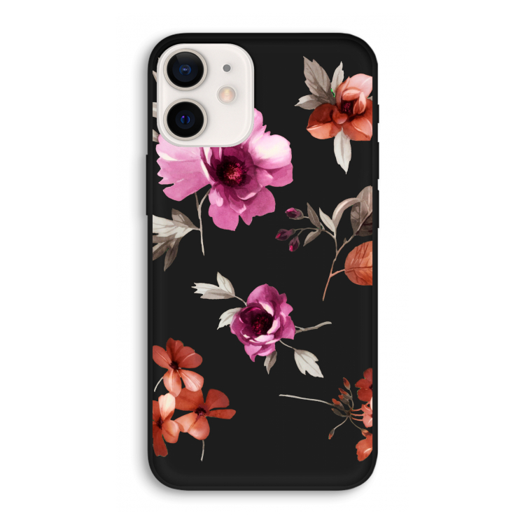 Geschilderde bloemen: iPhone 12 Pro Biologisch afbreekbaar hoesje