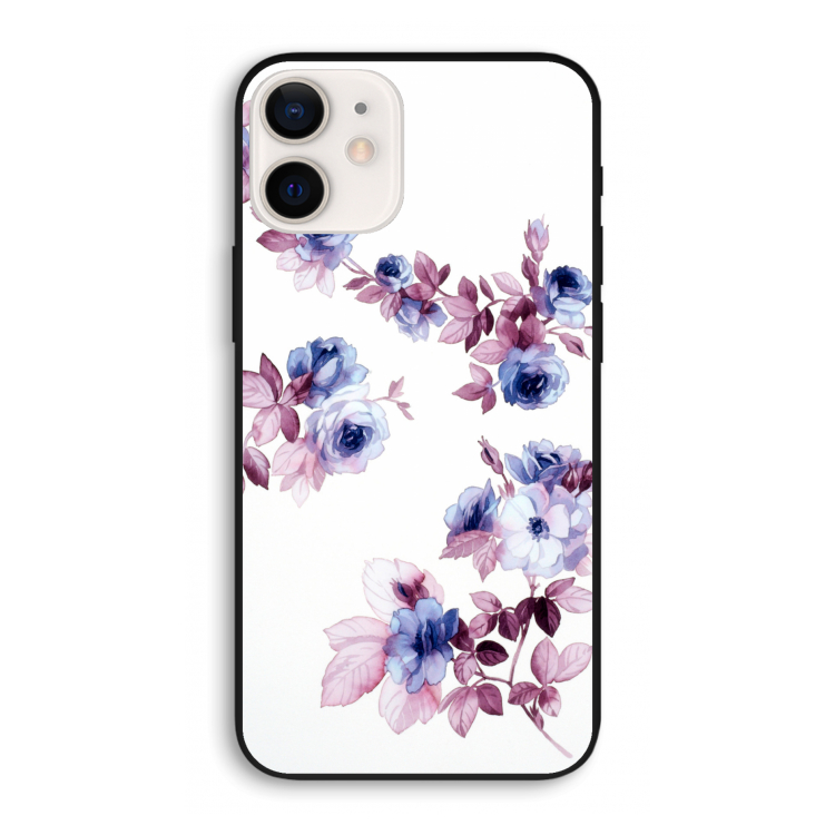 Waterverf bloemen: iPhone 12 Pro Biologisch afbreekbaar hoesje