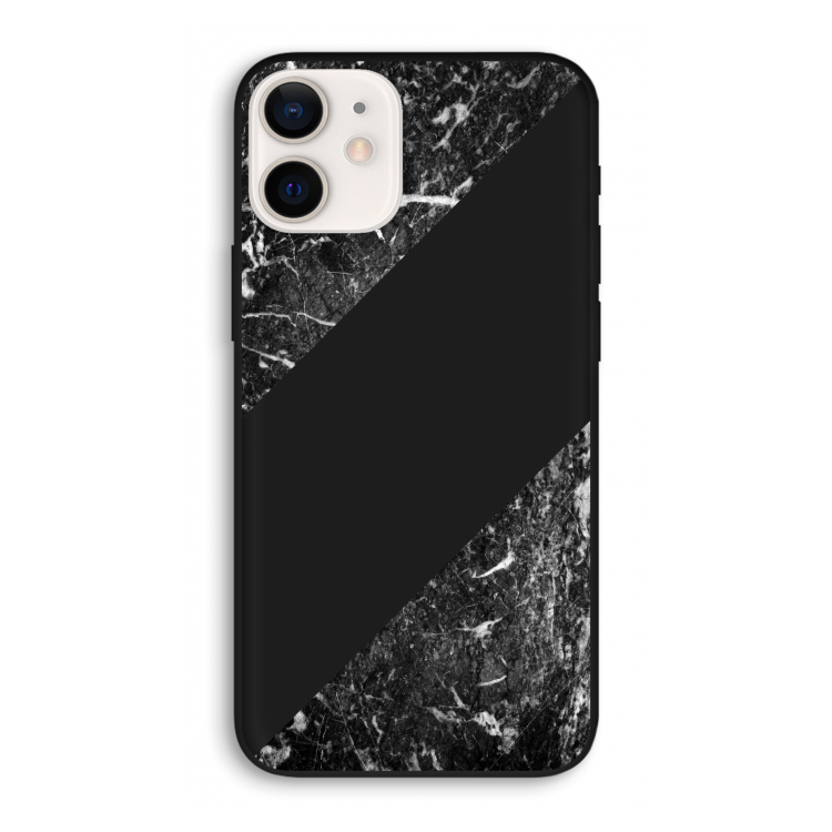 Zwart marmer: iPhone 12 Pro Biologisch afbreekbaar hoesje