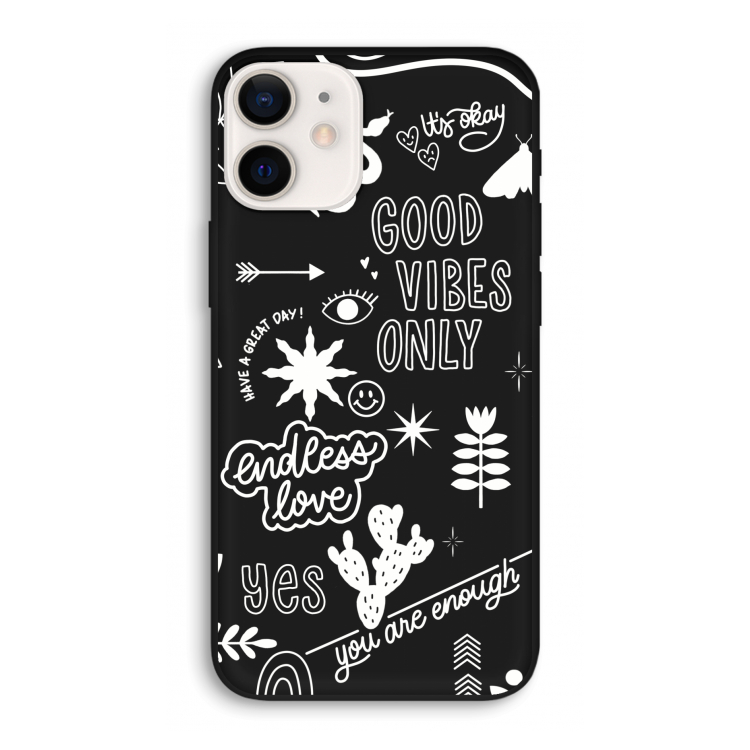 Good vibes: iPhone 12 Pro Biologisch afbreekbaar hoesje