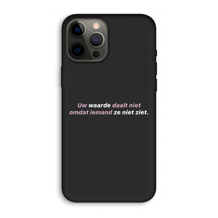 uw waarde daalt niet: iPhone 12 Pro Max Biologisch afbreekbaar hoesje