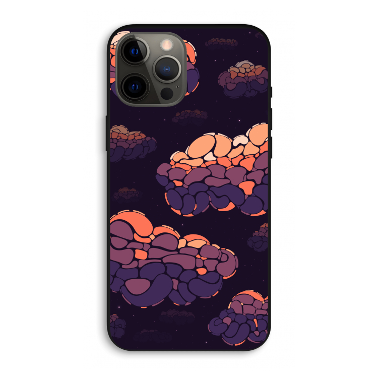 Patroon Wolken: iPhone 12 Pro Max Biologisch afbreekbaar hoesje