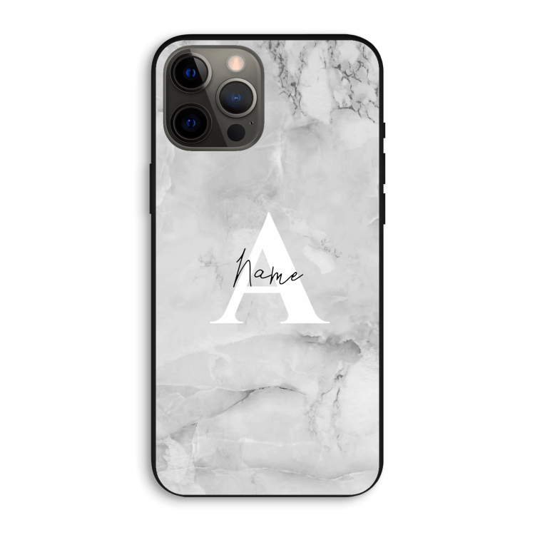 Ivory Marble: iPhone 12 Pro Max Biologisch afbreekbaar hoesje