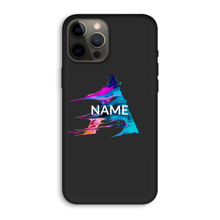Abstract Spectrum: iPhone 12 Pro Max Biologisch afbreekbaar hoesje