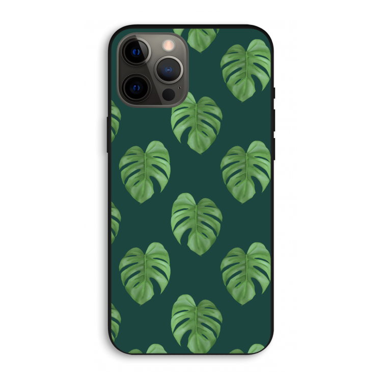 Monstera leaves: iPhone 12 Pro Max Biologisch afbreekbaar hoesje