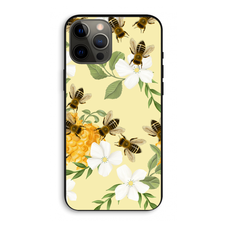 No flowers without bees: iPhone 12 Pro Max Biologisch afbreekbaar hoesje