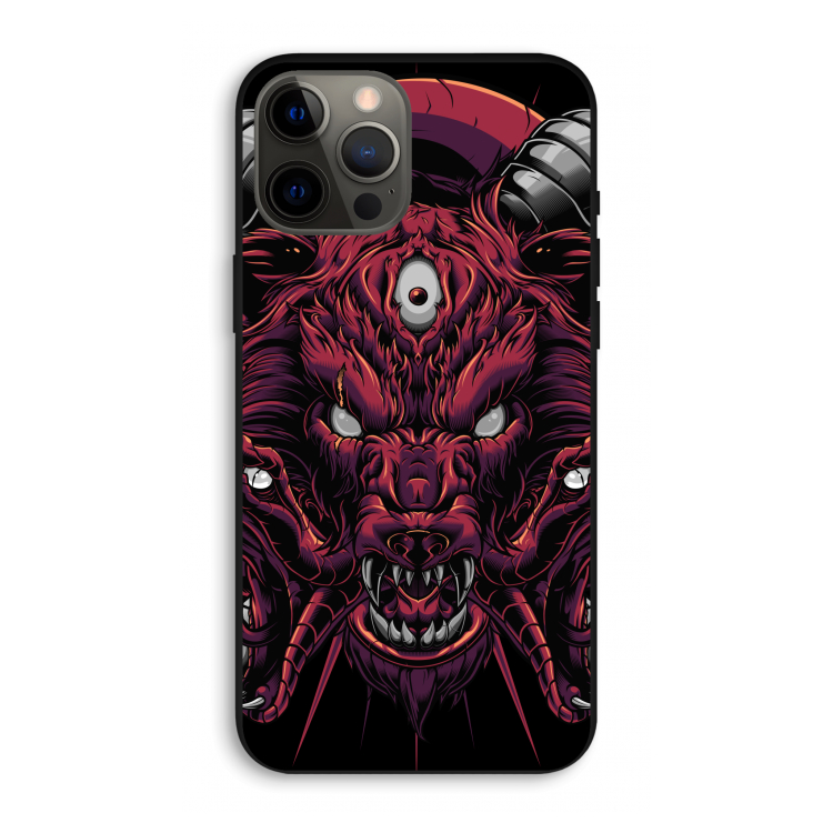 Hell Hound and Serpents: iPhone 12 Pro Max Biologisch afbreekbaar hoesje