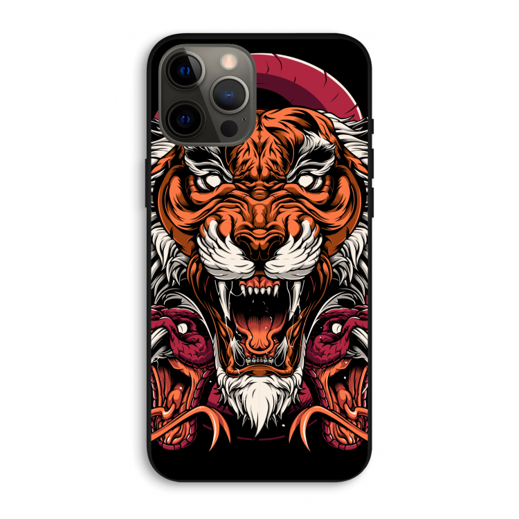 Tiger and Rattlesnakes: iPhone 12 Pro Max Biologisch afbreekbaar hoesje