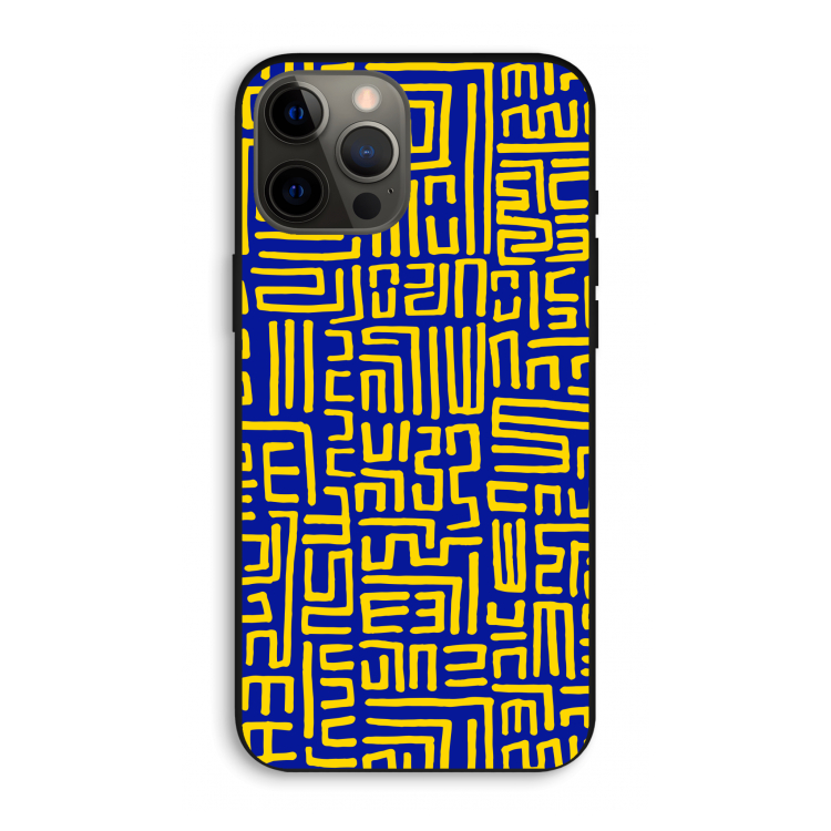 Majorelle Blue Print: iPhone 12 Pro Max Biologisch afbreekbaar hoesje