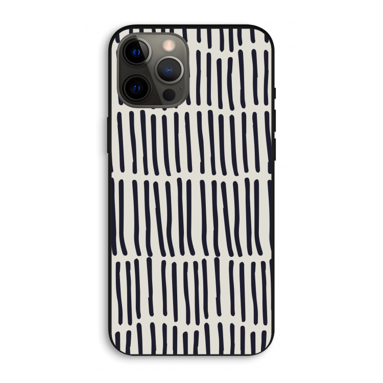 Moroccan stripes: iPhone 12 Pro Max Biologisch afbreekbaar hoesje