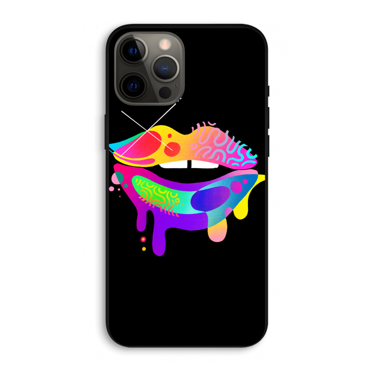 Lip Palette: iPhone 12 Pro Max Biologisch afbreekbaar hoesje
