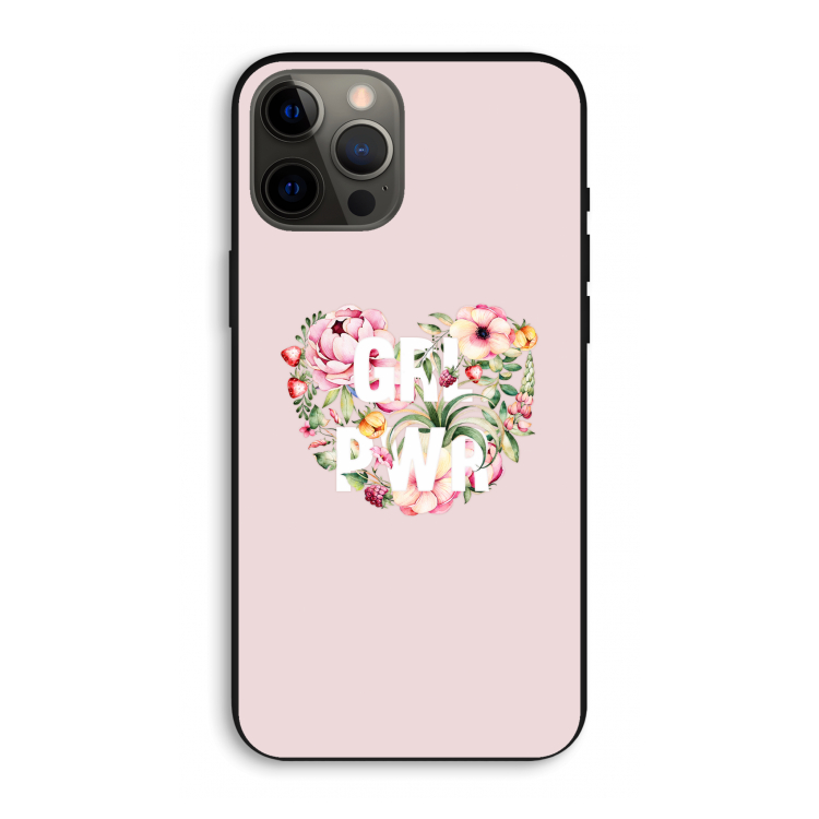 GRL PWR Flower: iPhone 12 Pro Max Biologisch afbreekbaar hoesje