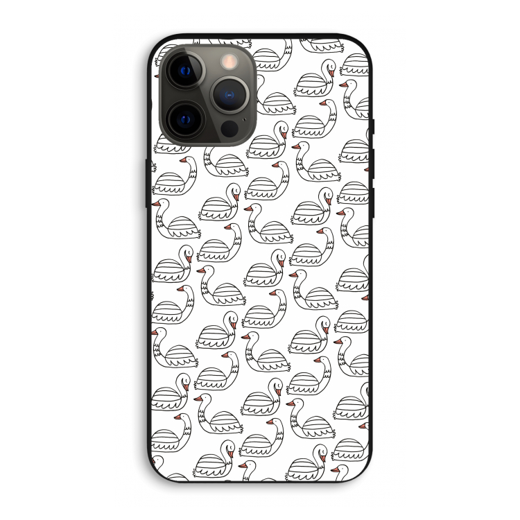 Zwanen: iPhone 12 Pro Max Biologisch afbreekbaar hoesje